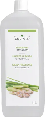 Produktbild von cosiMed Saunaduft Lemongras, Konzentrat, Saunaaufguss, Saunazubehör, 1 l