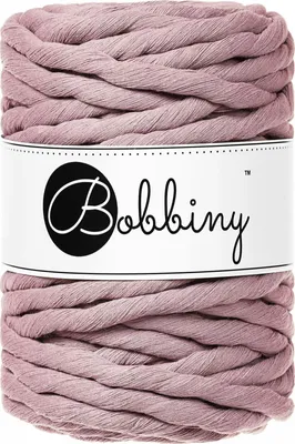 Obrázok produktu pre Bobbiny Macrame Cord 9 mm 30 m Mauve Špagát