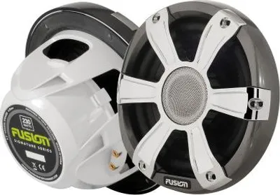 Zdjęcie produktu dla Głośniki morskie 7.7" LED, para, chrom sport – Fusion 010-01428-11