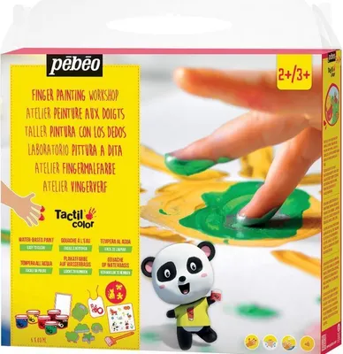 Zdjęcie produktu dla 6 kolorów gwaszu na bazie wody + gąbka - 6 x 80 ml
