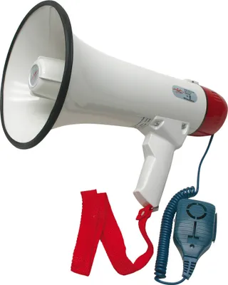 Produktbild von infactory Megafon mit Sirene und Musik 25Watt Megaphon Megaphone