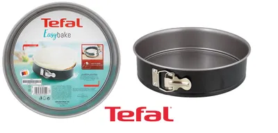 Immagine prodotto di Tefal teglia a forma di molla con cerniera 26 cm tortiera grigia rivestimento antiaderente