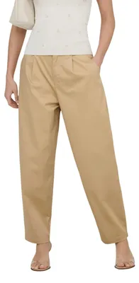 Produktbild von Only ONLCASIL HW ANK BARREL CHINO CC PNT Damen Hose Beige : Größe - S/32 Größe: S/32