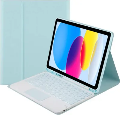 Immagine prodotto di Cover con tastiera touchpad per Apple iPad 10.9 22 TPIP22 (Blu)
