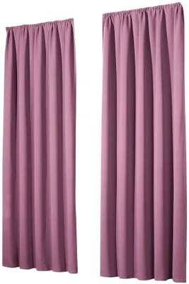 Image de Rideaux occultants thermiques mauve 175 x 135 cm