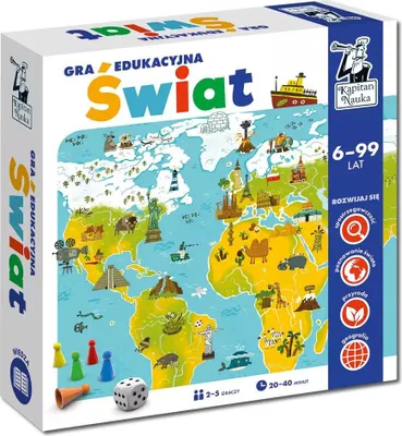Zdjęcie produktu dla Kapitan Nauka. Swiat. Gra edukacyjna
