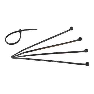 Zdjęcie produktu dla Opaski zaciskowe, czarne, 150 szt., 3,6 mm