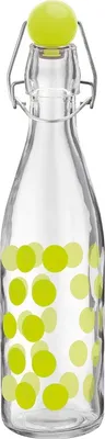 Produktbild von GLASFLASCHE Trinkflasche 1 L Saftflasche mit Bügelverschluss Öl Deko ZAK DESIGNS