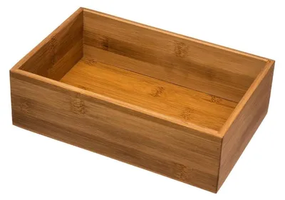 Image de Support pour couverts en bambou, idéal pour les tiroirs de cuisine, durable et écologique