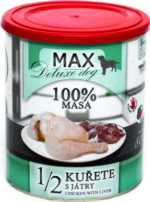 Immagine prodotto di MAX 1/2 pollo con fegato 800 g