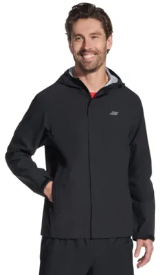 Immagine prodotto di Giacca impermeabile Skechers Premier JA347-BLK, felpa, uomo, nero