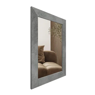 Immagine prodotto di Specchio da parete STYLER JYVASKYLA, 44x70 cm, rettangolare, con cornice in MDF effetto legno di quercia, stile vintage, ideale per bagno, ingresso, soggiorno o camera da letto