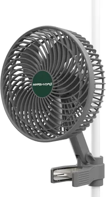 Productafbeelding van MARS HYDRO Groeiclips ventilator, oscillerend, 10 ventilatorsnelheden, bediening via app/WiFi via iHub of iControl, EC-motor, stille ventilator van 32 dBA voor kweekruimtes en groenten