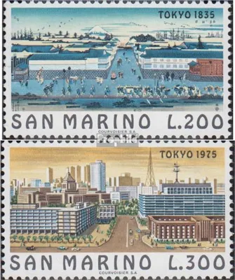 Produktbild von Briefmarken San Marino 1975 Mi 1097-1098 (kompl.Ausg.) postfrisch Weltstädte
