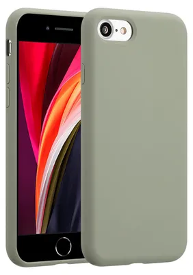 Produktbild von Accezz Liquid Silikoncase iPhone SE (2022 / 2020) / 8 / 7 - Cooper Green