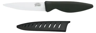 Kochmesser 15,5 cm Keramikklinge weiß, orange
