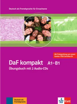 Immagine prodotto di DaF kompakt. Übungsbuch mit 2 Audio-CDs A1-B1