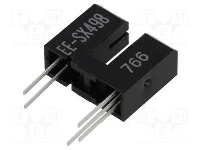 Obrázok produktu pre 1x Senzor: fotoelektrický vysielač-prijímač (zásuvka) EE-SX498, fotoelektronický