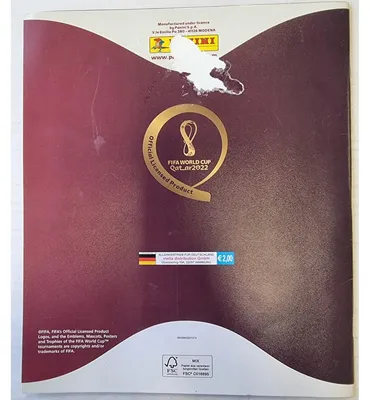 Obrázek produktu pro Mistrovství světa ve fotbale Katar 2022 – ZDRUŽENÉ – Sběratelské samolepky – Album (částečně zalepené)