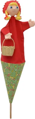 Produktbild von Rotkäppchen 55 cm 3in1, Tütenkasper