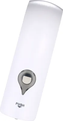 Zdjęcie produktu dla naścienny ręczny dozownik mydła 300 ml z głowicą ścienną Uchwyt na dozownik żelu pod prysznic i szamponu w płynie - biały