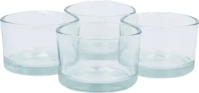 Produktbild von Teelichtgläser klein 51x33mm klar/transparent 4er Set