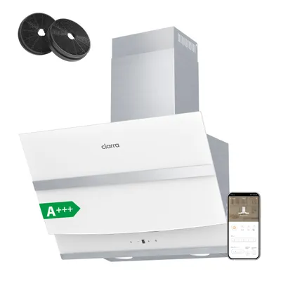 Produktbild von CIARRA A+++ 650 m³/h Dunstabzugshaube 60 cm Kopffreihaube WIFI + APP & Touch Control Booster VM6736NW