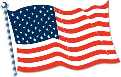 Produktbild von Beistle USA Flagge aus Pappe, 45 cm, beidseitig bedruckt