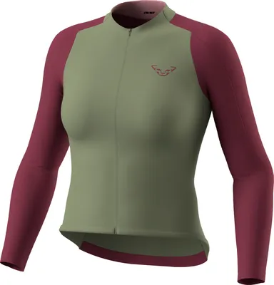 Image de Maillot de manches longues à fermeture éclair intégrale Ride Light pour femmes - Dynafit, taille : 40, couleur : 5291 (vert sauge) / 6560
