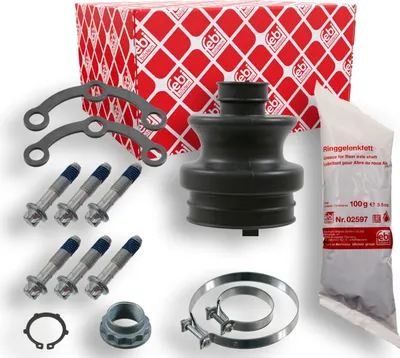 Produktbild von FEBI BILSTEIN Faltenbalgsatz Antriebswelle Hinten passend für MERCEDES-BENZ 190 (W201) 08481