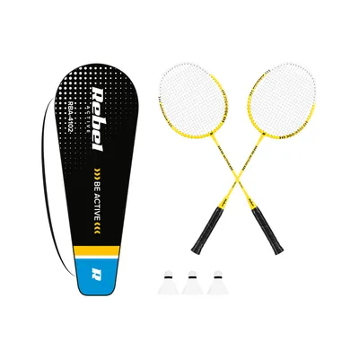 Obrázek produktu pro Rebel RBA-4102 Badmintonová sada, rakety, míčky