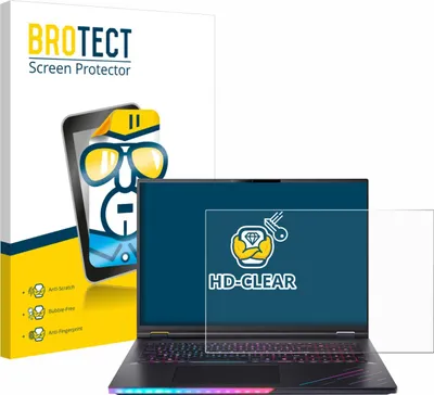 Produktbild von Für Acer Predator Helios 18 AI PH18-73 Schutzfolie BROTECT Displayschutz Display Schutz Folie Klar Transparent