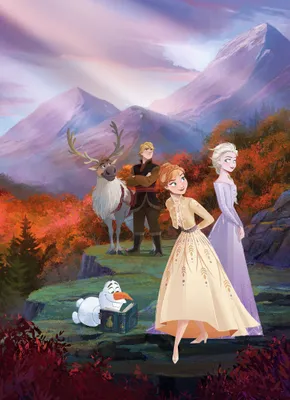 Obrázek produktu pro Disney nástěnná malba Frozen vícebarevná - 611071 - 184 x 254 cm