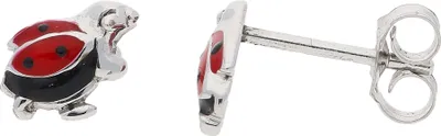 Produktbild von JuwelmaLux Ohrringe für Kinder Marienkäfer Silber 925 JL10-06-2516