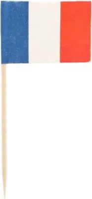 Produktbild von 500 Deko-Picker 8 cm "Frankreich"