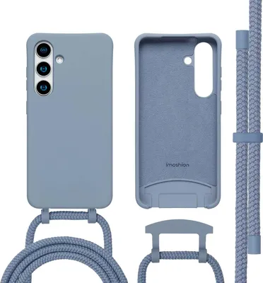 Produktbild von imoshion Color Backcover mit abnehmbarem Handykette und MagSafe Samsung Galaxy S25 / S24 - Ash Blue