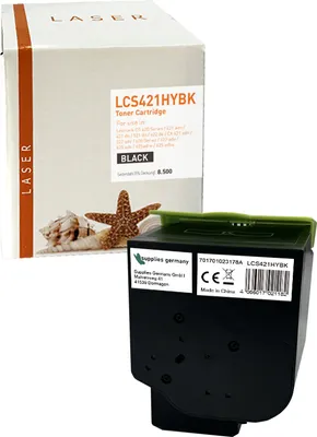 Produktbild von black Toner 3.4-78C2XK0 kompatibel mit Lexmark 78C2XK0  Seiten: 8.500