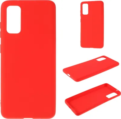 Produktbild von Hülle für Samsung Galaxy S20 Handyhülle Schutzhülle Silikon Cover Case Matt Rot