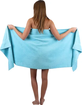 Produktbild von Betz Saunatuch 70 x 200 cm PREMIUM 100% Baumwolle Badetuch Liegetuch Strandtuch   Farbe: türkis