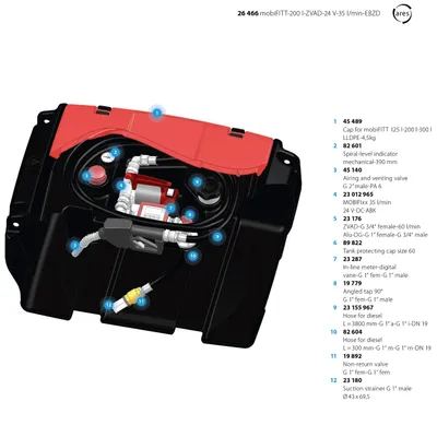 Immagine prodotto di Pressol mobiFITT-200 l, ZVAD-24 V-35 l/min-EBZD