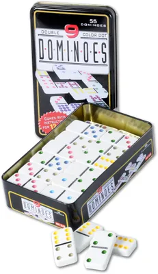 Obrázek produktu pro Longfield hry Domino hra Double 9 in Can 55 Stones