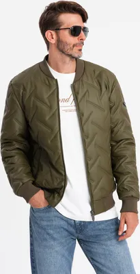 Immagine prodotto di Ombre Clothing Bomber da uomo Senghore oliva scura S