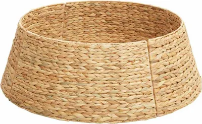 Obrázok produktu pre vidaXL Obojok na vianočný stromček hnedý 75 x 75 x 25 cm vodný hyacint
