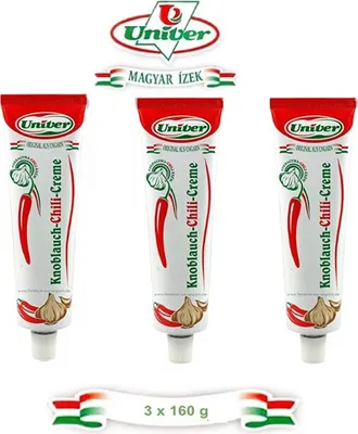 Produktbild von Univer Sparset Knoblauch Chili Creme 3 x 160 g