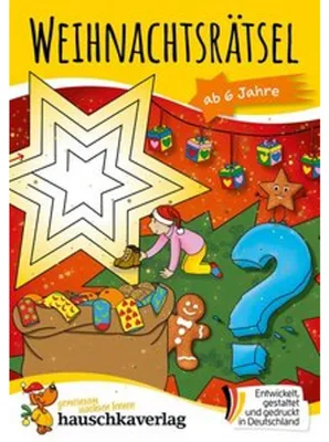 Produktbild von Weihnachtsrätsel - Rätselblock ab 6 Jahre