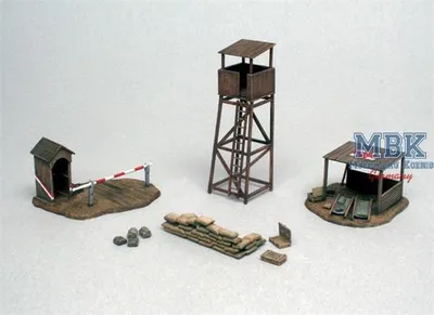 Produktbild von Italeri Battlefield Buildings, 1:72, Beige, Grün