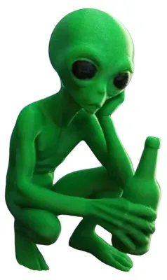 Produktbild von 3D-gedruckte Alien-Figur, realistisches, bewegliches Alien-Modell, Stressabbau-Spielfigur, dynamische Alien-Pose, Modell D