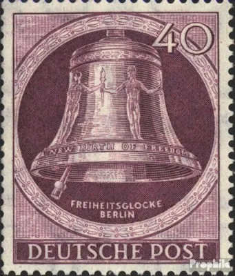 Produktbild von Briefmarken Berlin (West) 1951 Mi 79 postfrisch Freiheitsglocke