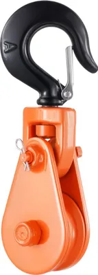 Obrázek produktu pro 2T kladka lanového navijáku - Lanový naviják s lesnickým lanovým navijákem - Otočný hák 240x89x66mm - Ideální pro staveniště a lesnické práce