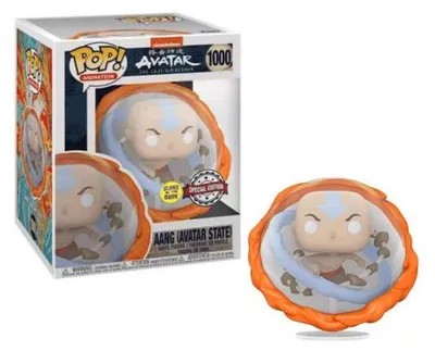 Produktbild von Funko Pop! Avatar – Der Herr der Elemente – Aang (Avatar-Form) (15 cm) #1000 Leuchtet im Dunkeln Sonderedition Exklusiv